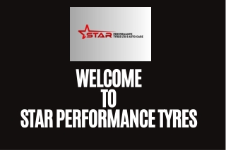 Welcome To Star Performance Tyres
