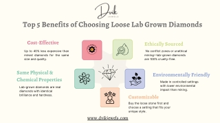 Top 5 Benefits of Choosing Loose Lab Grown Diamonds