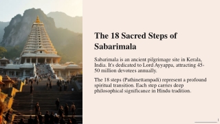 the 18 sacred steps of sabarimala