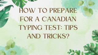 We provide Typing Certificates that meet Canadian Keyboarding Skills Standards