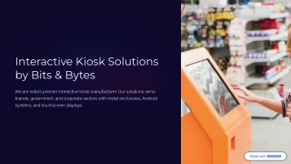 interactive kiosk solutions by bits bytes