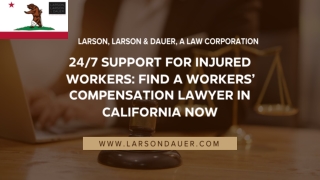 24/7 Support for Injured Workers: Find a Workers’ Compensation Lawyer