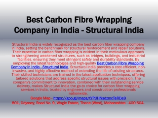 Best Carbon Fibre Wrapping Company in India - Structural India