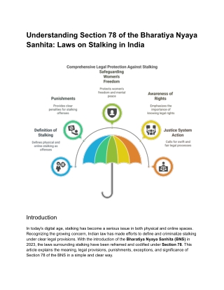 Understanding Section 78 of the Bharatiya Nyaya Sanhita_ Laws on Stalking in India