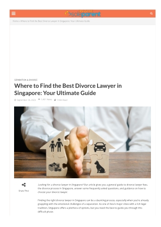 Where to Find the Best Divorce Lawyer in Singapore