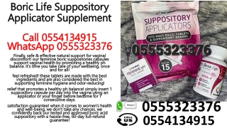 boric life suppository boric life suppository