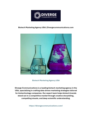 Biotech Marketing Agency USA | Divergecommunications.com