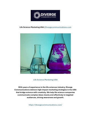 Life Science Marketing USA | Divergecommunications.com