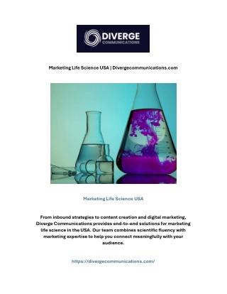 Marketing Life Science USA | Divergecommunications.com