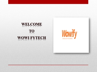 welcome to wowi fytech