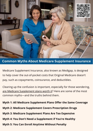 Common Myths About Medicare Supplement Insurance