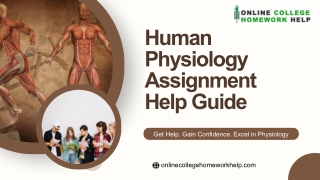 human physiology assignment help guide