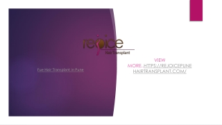 Fue Hair Transplant in Pune