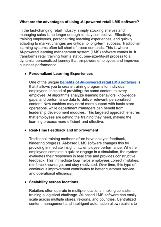what are the advantages of using ai powered