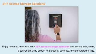 247 Access Storage Solutions