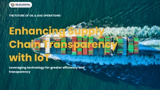Seamless Supply Chains Start with IoT-Enabled Transparency