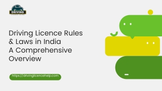 driving licence rules laws in india