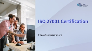 ISO 27001 Certification