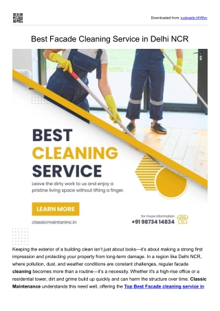 Best Facade Cleaning Service in Delhi NCR05