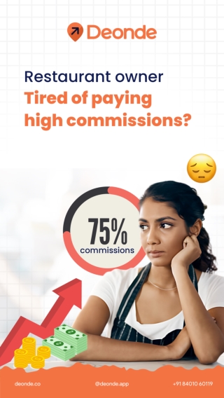 Restaurant owners tired of paying high commissions?