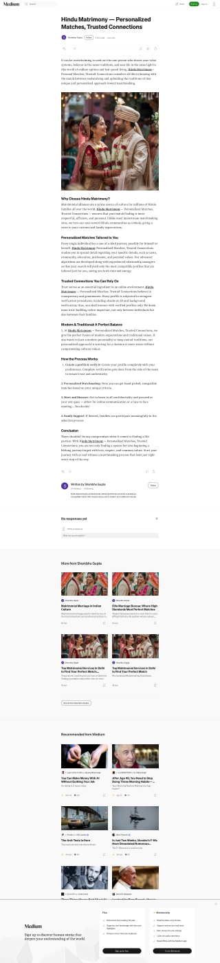 Hindu Matrimony — Personalized Matches, Trusted Connections