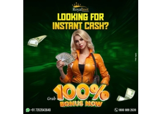 Unlock Instant Cash with Royaljeet’s 100% Bonus Offer