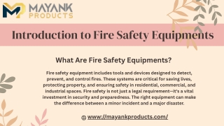 Fire Safety Equipments