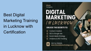 Best Digital Marketing Training in Lucknow with Certification