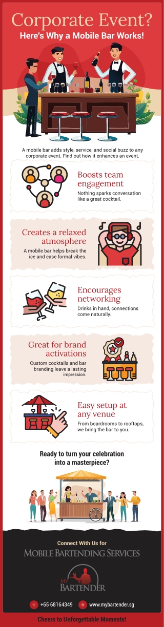 Corporate Event? Here's Why a Mobile Bar Works!