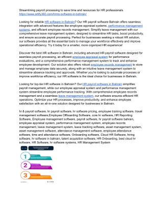 streamlining payroll processing to save time