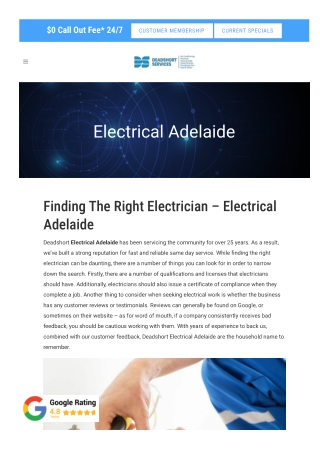 Electrical Adelaide