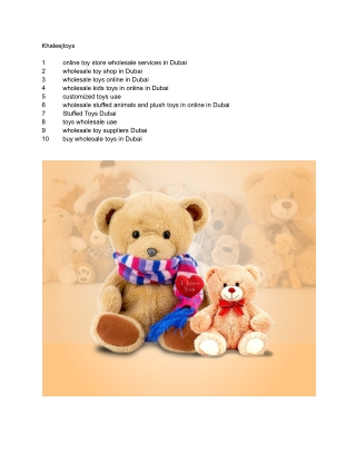 khaleejtoys wholesale kids toys in online in Dubai