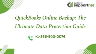 QuickBooks Online Backup Guide – Setup, Errors, Solutions