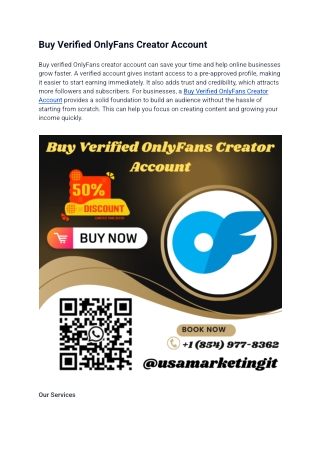 Do I need a verified onlyfans creator Account to grow my business