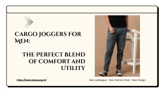 Find the Perfect Pair of Men’s Cargo Joggers for Everyday Wear