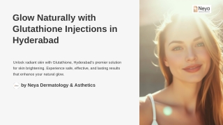 glow naturally with glutathione injections