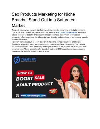 Sex Products Marketing for Niche Brands _ Stand Out in a Saturated Market