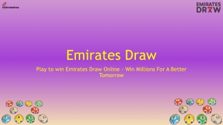 Emirates Draw PPT 68