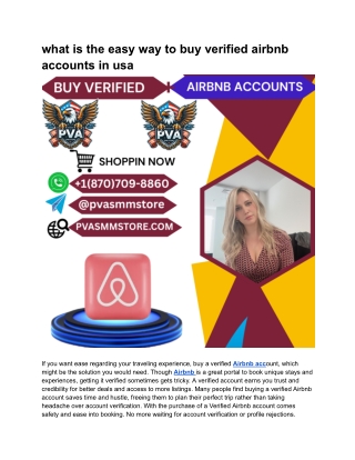what is the easy way to buy verified airbnb accounts