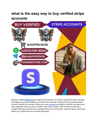 what is the easy way to buy verified stripe  accounts