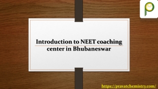 Bhubaneswar’s Leading Center for NEET Aspirants