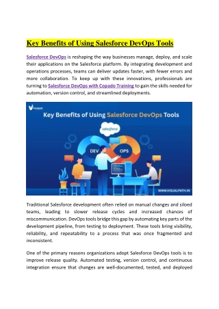Salesforce DevOps Training in Ameerpet