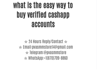 what is the easy way to buy verified cashapp accounts