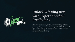 Football betting tips