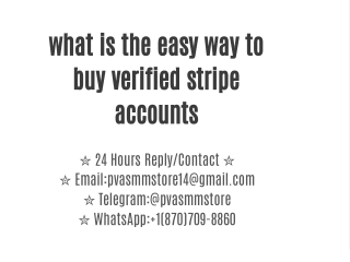 what is the easy way to buy verified stripe