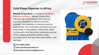 Crop Shear Exporter in Africa