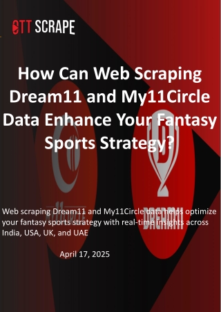 How Can Web Scraping Dream11 and My11Circle Data Enhance Your Fantasy Sports Strategy