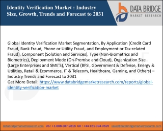 identity verification market industry size growth