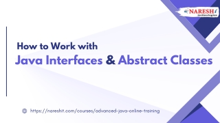 How to Work with Java Interfaces and Abstract Classes
