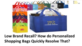 Low Brand Recall  How do Personalized Shopping Bags Quickly Resolve That
